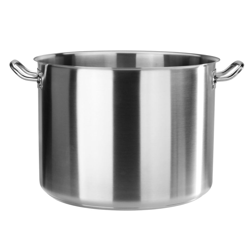 40 Qt Stainless Steel Stock Pot with Cover T95517