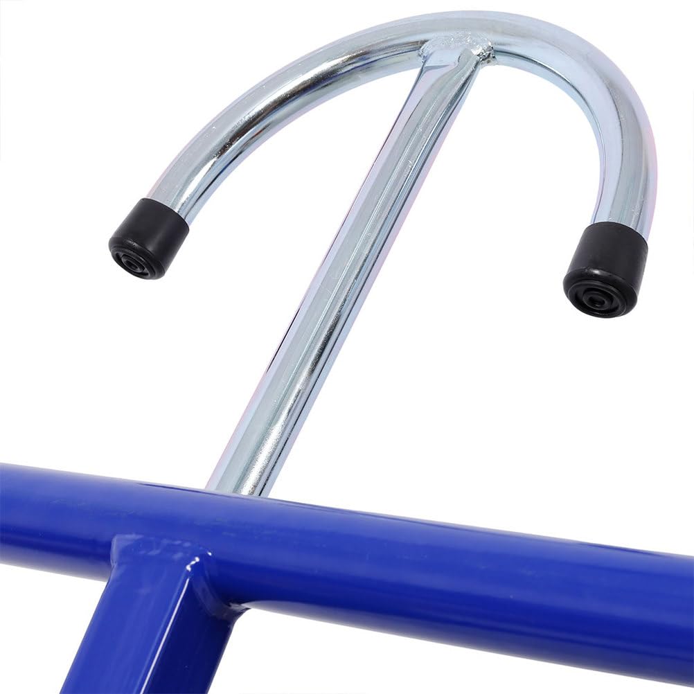 Folding Steel Bumper Stand, 200 LBS Capacity Adjustable with Extendable Arms C5517