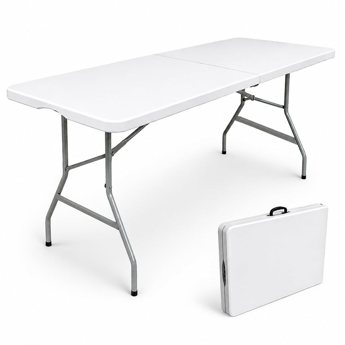 6ft White Folding Table S98292