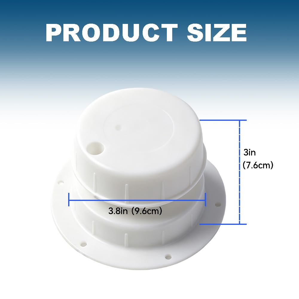 RV Plumbing Vent Caps Replacement Plastic Roof Cover 1 to 2 3/8 Inch Pipe S820