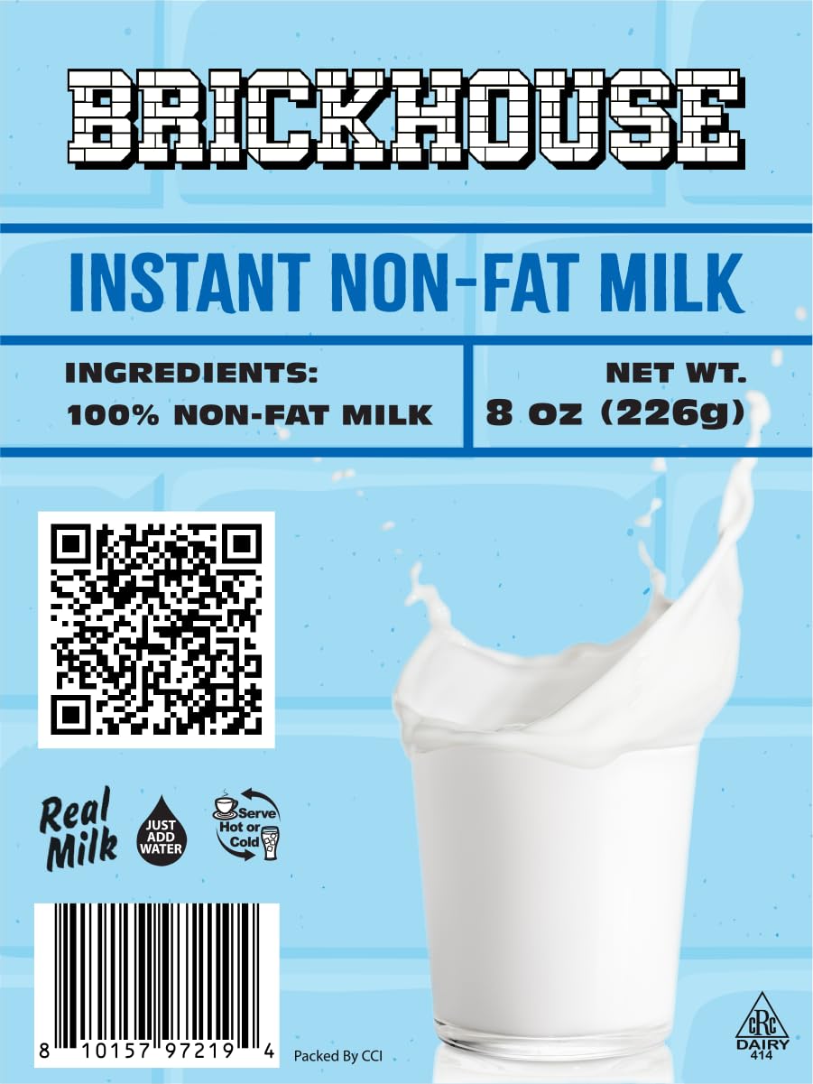 Instant Non-Fat Dry Milk Powder 8 oz I201