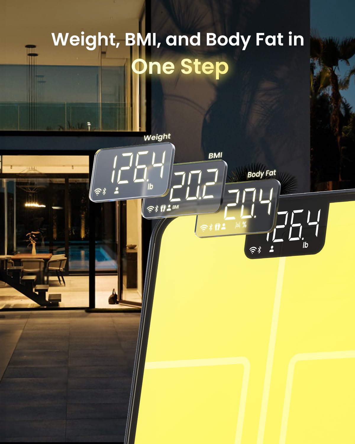 Wi-Fi Bluetooth Smart Scale D78405