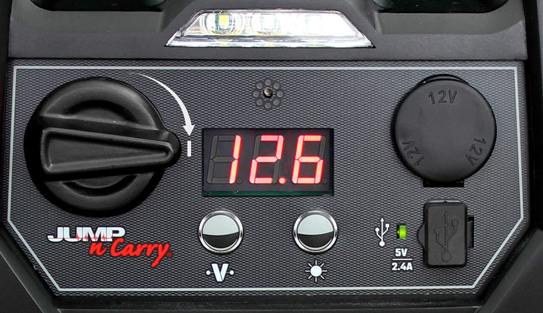 1100 Peak Amp Jump Starter with Air Compressor N9969