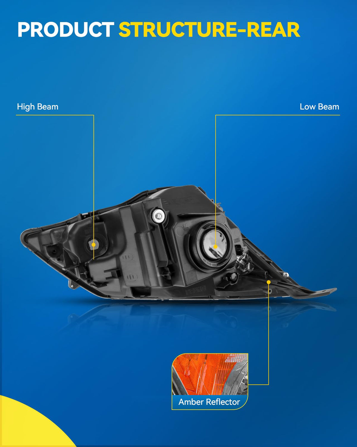 Headlamp Headlight Assembly Pair N87279