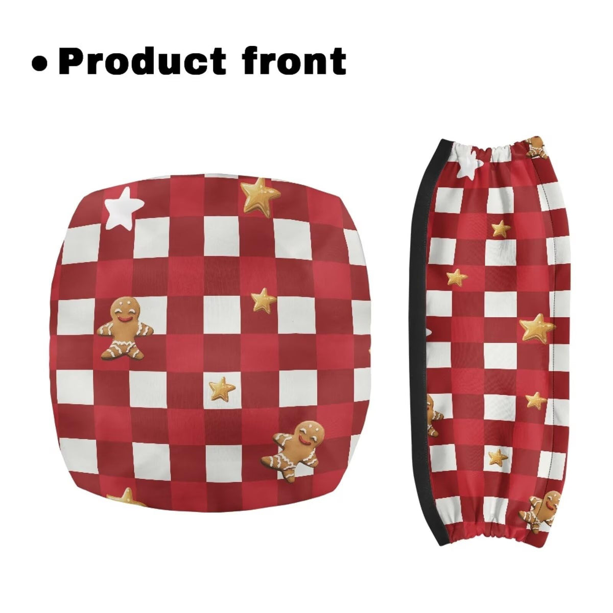 Red Lattice Rollator Walker Accessories Seat and Backrest Rollbar Covers Washable H432352