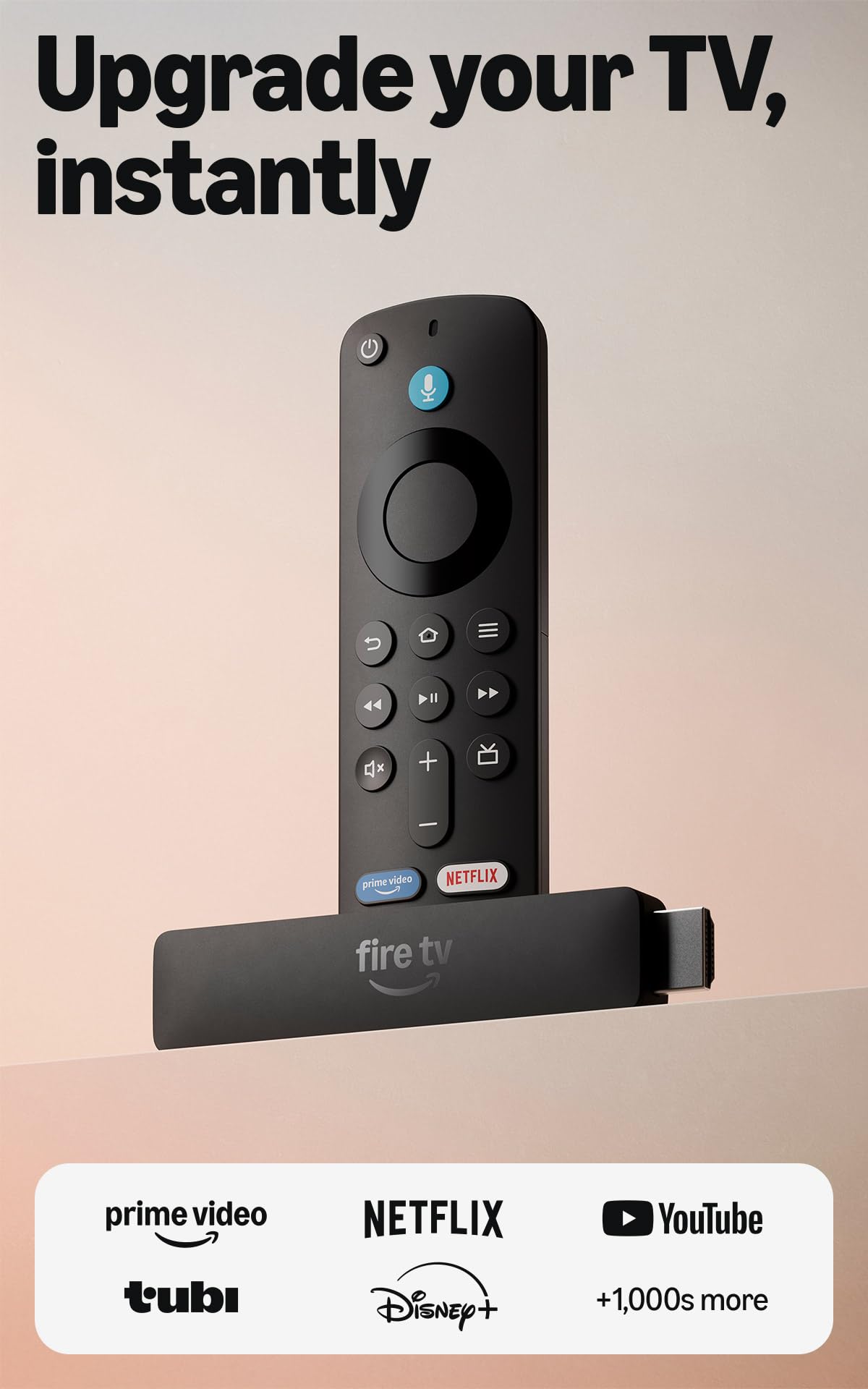 Fire TV Stick HD with Alexa Voice Remote Z77376
