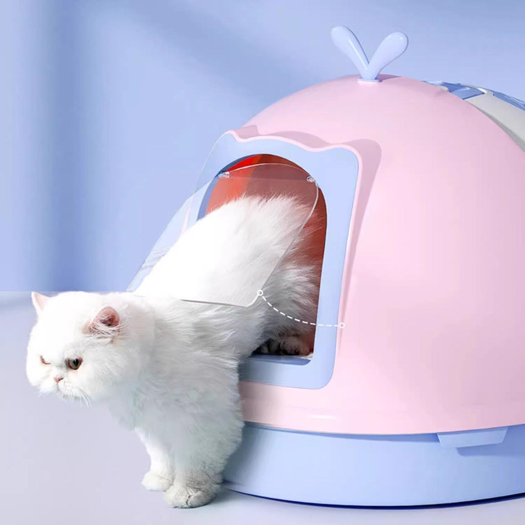 Covered Cat Litter Box with Scoop B488461