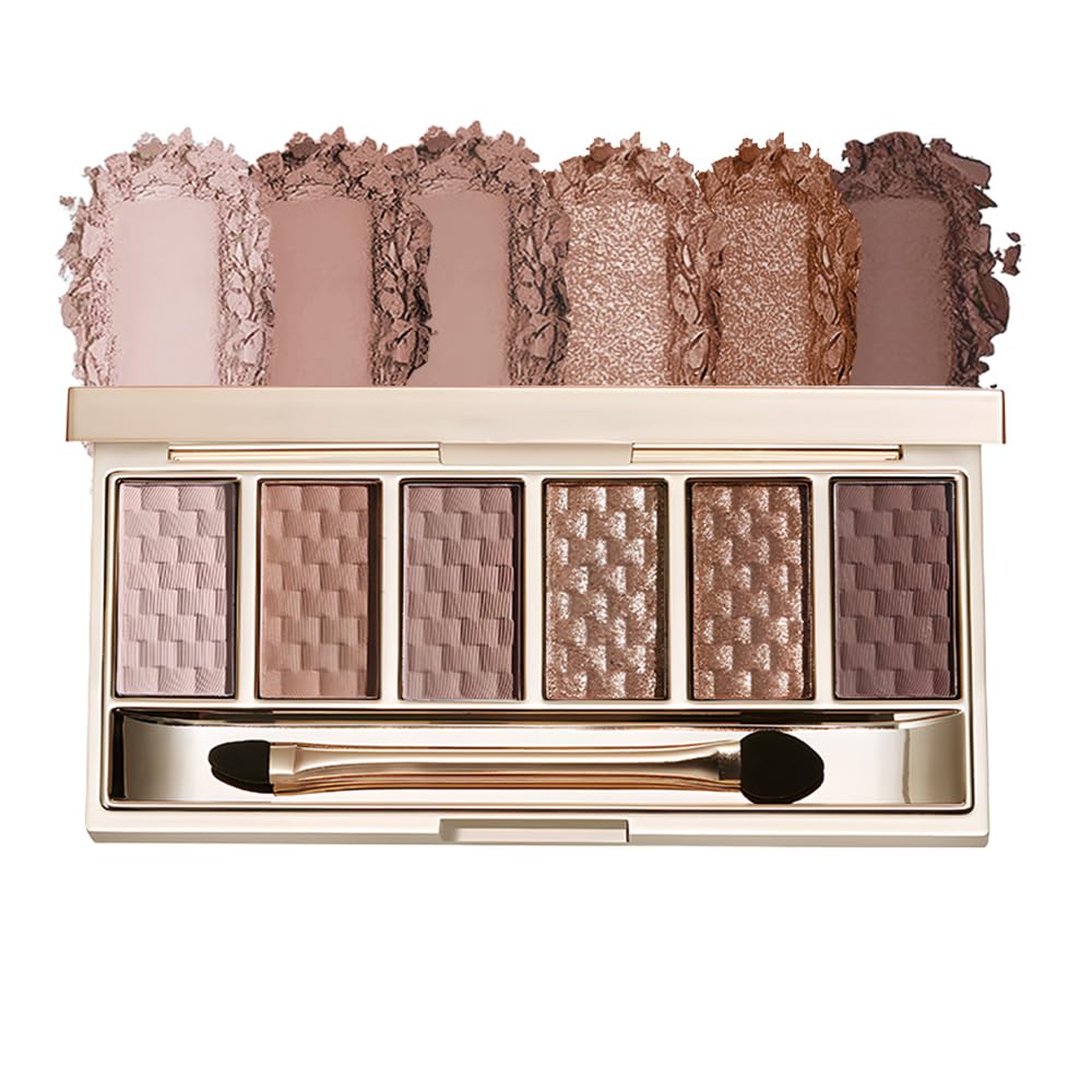 Nude Brown 6 Shade Matte & Shimmer Eyeshadow Palette H80890