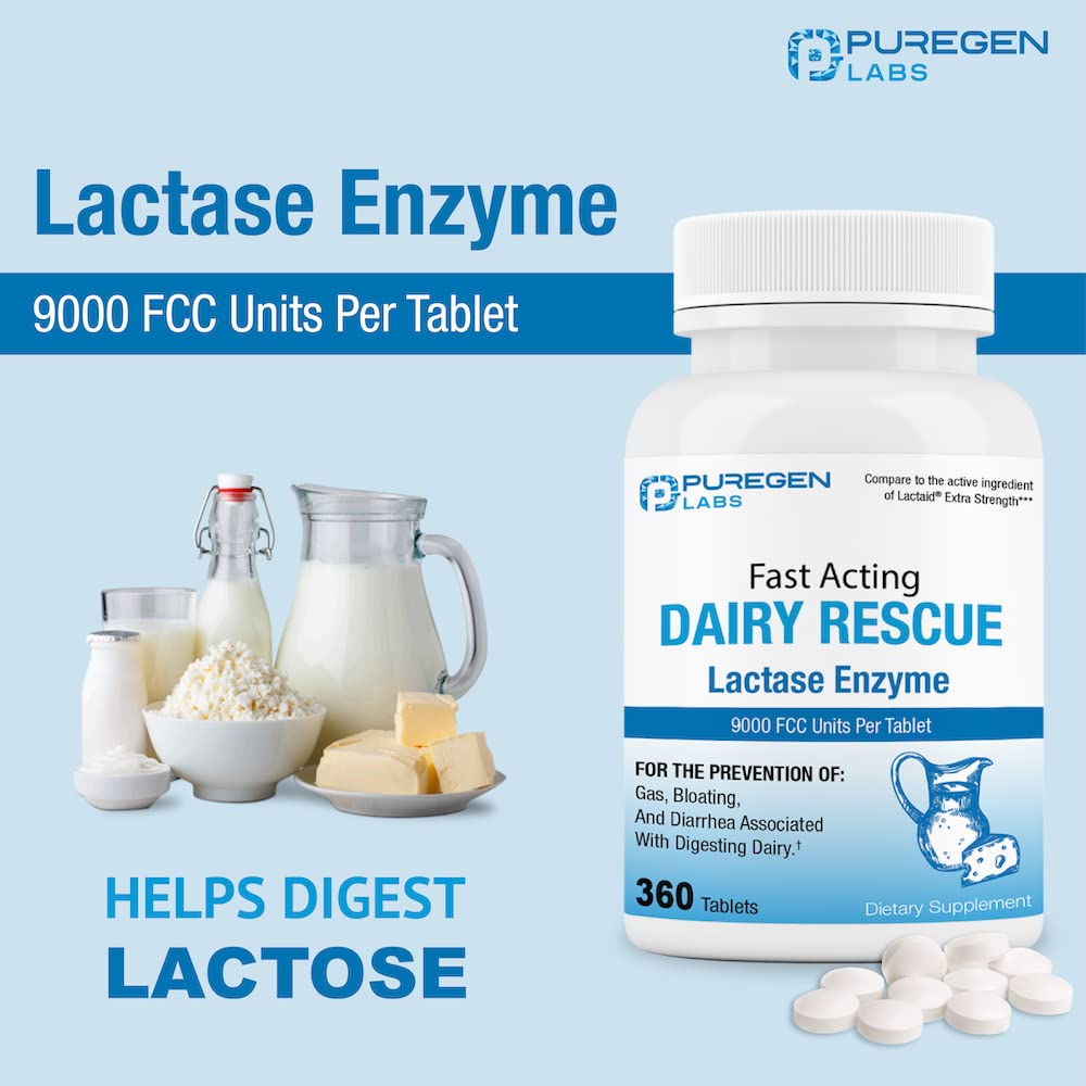 Dairy Relief Lactase Enzyme 9000 FCC 2 Pack I3372