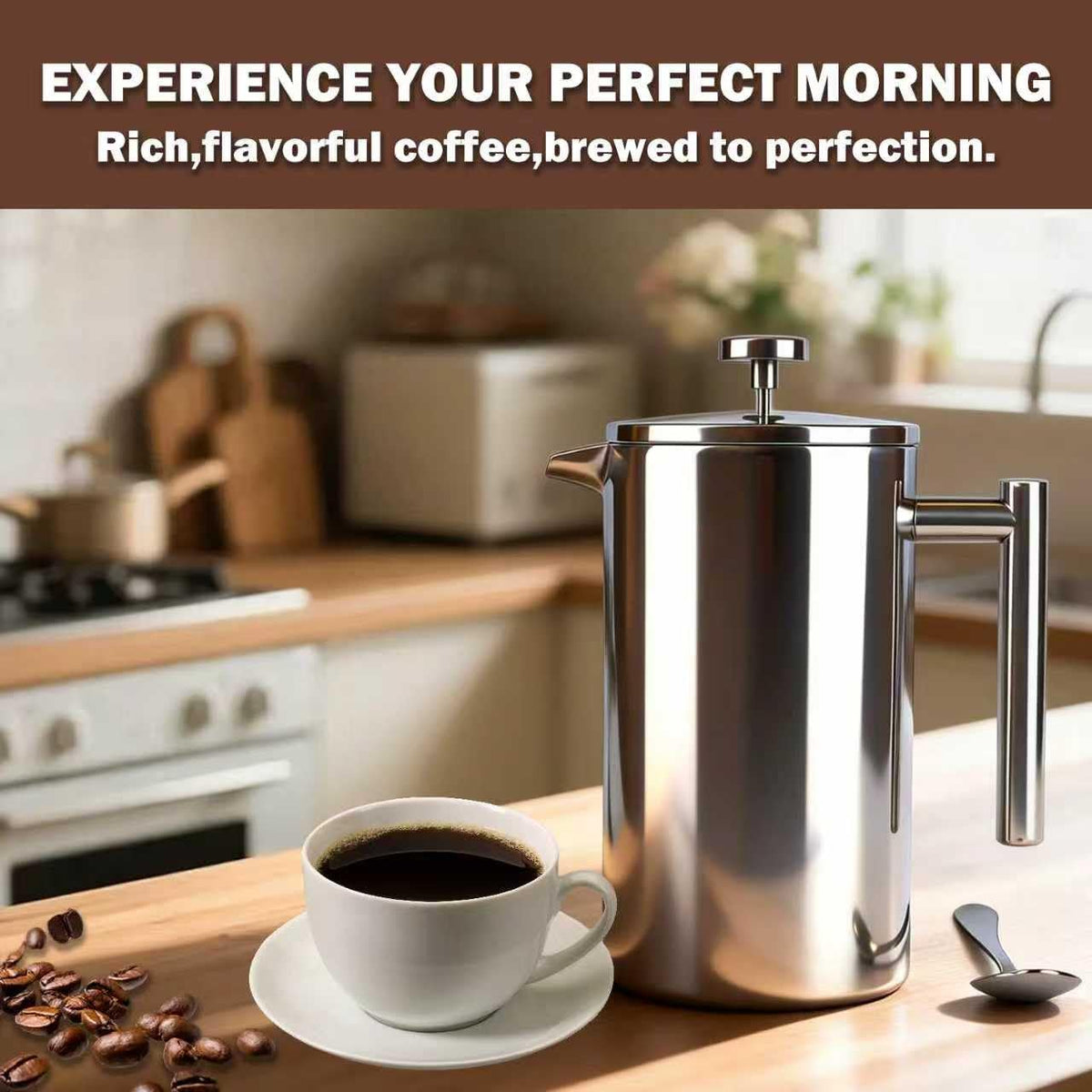 French Press Coffee Maker 61 oz I64752