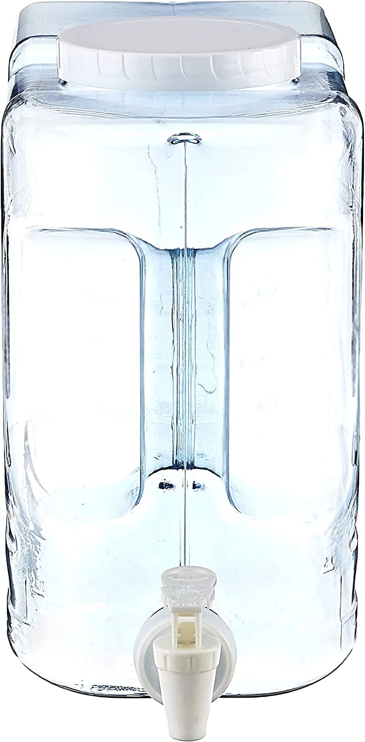 2.5 Gallon Clear Plastic Beverage Dispenser with Spigot Q327799