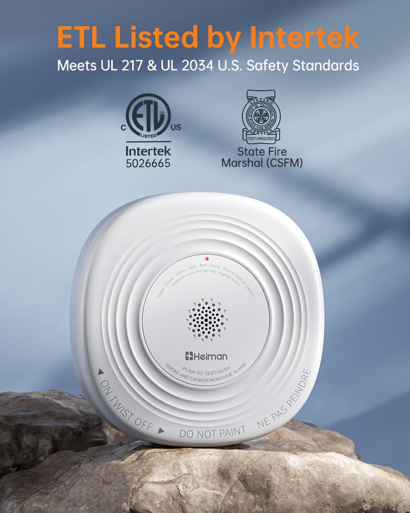 Smoke Detector Carbon Monoxide Detector Combo E2903