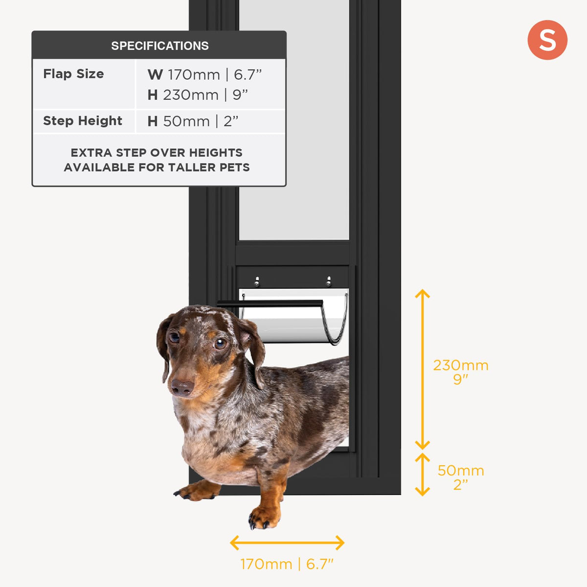Dog Door for Sliding Glass Door R12748