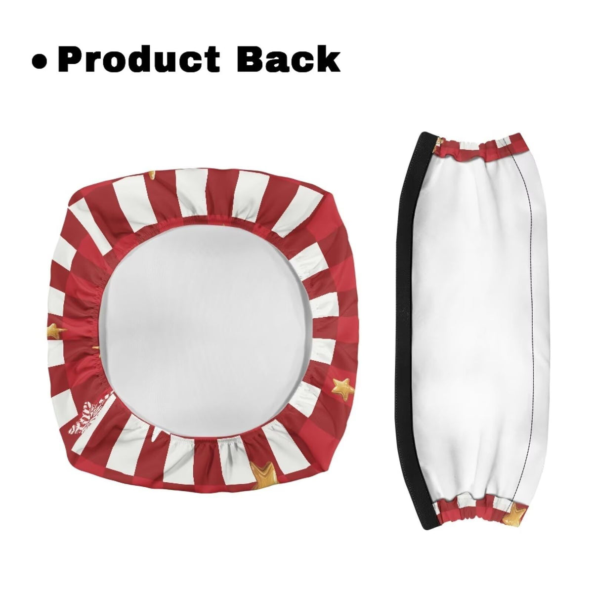 Red Lattice Rollator Walker Accessories Seat and Backrest Rollbar Covers Washable H432352