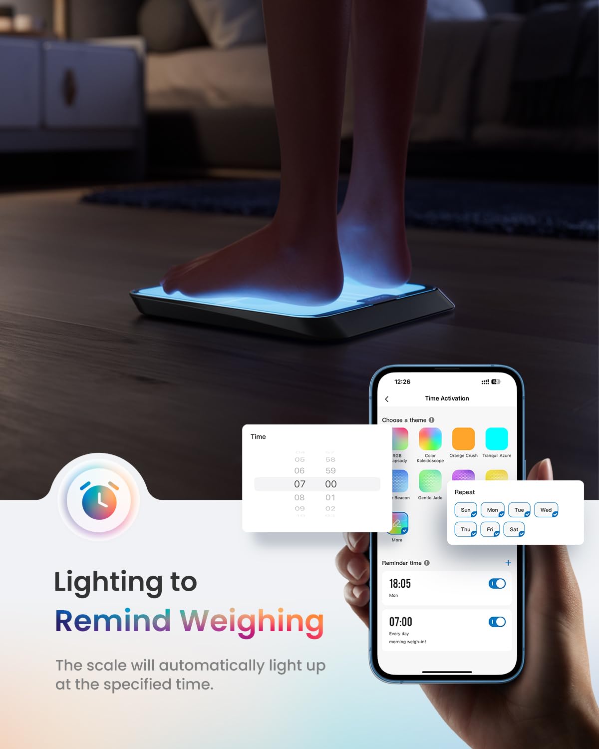 Wi-Fi Bluetooth Smart Scale D78405