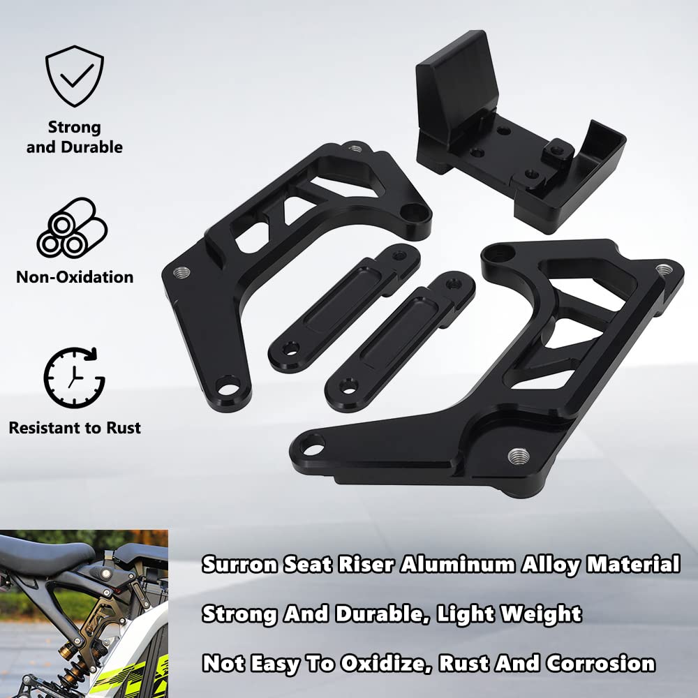 Seat Extender Cushion Riser Lift Kit Black Y140