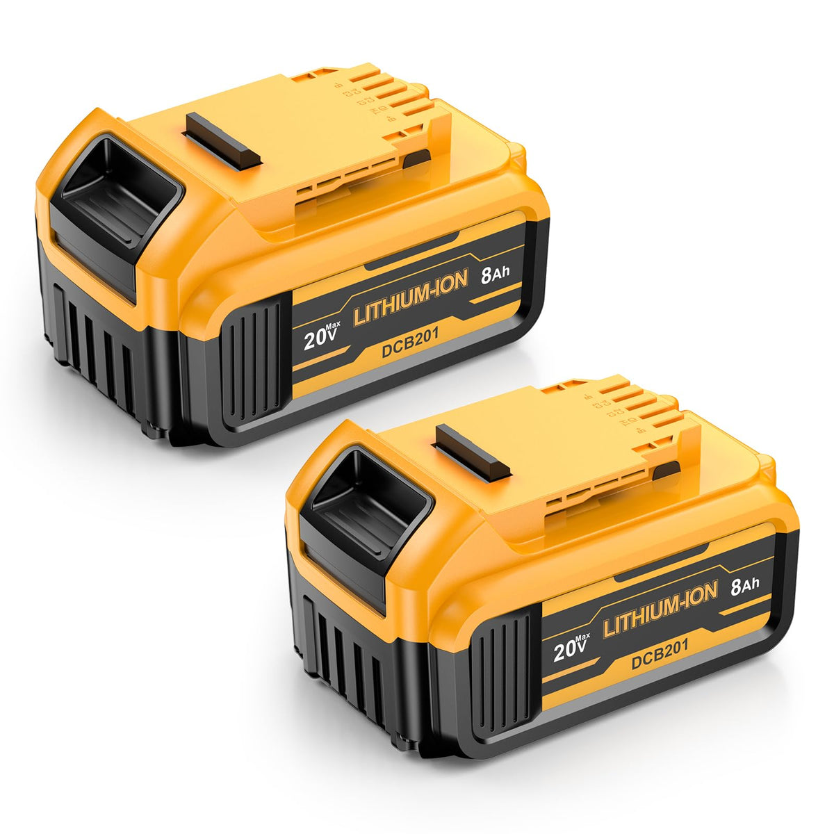 2 Pack 8.0ah Replacement Battery with LED Indicator Y922
