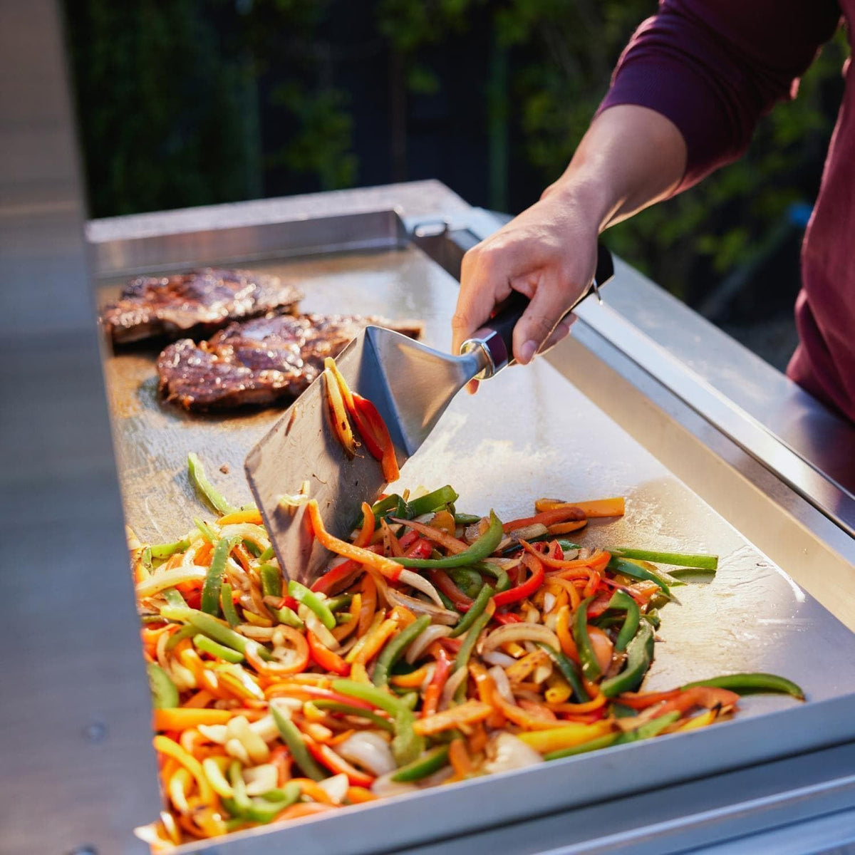 40-Inch Built-In Propane Gas Griddle with Stainless Steel Surface Q803