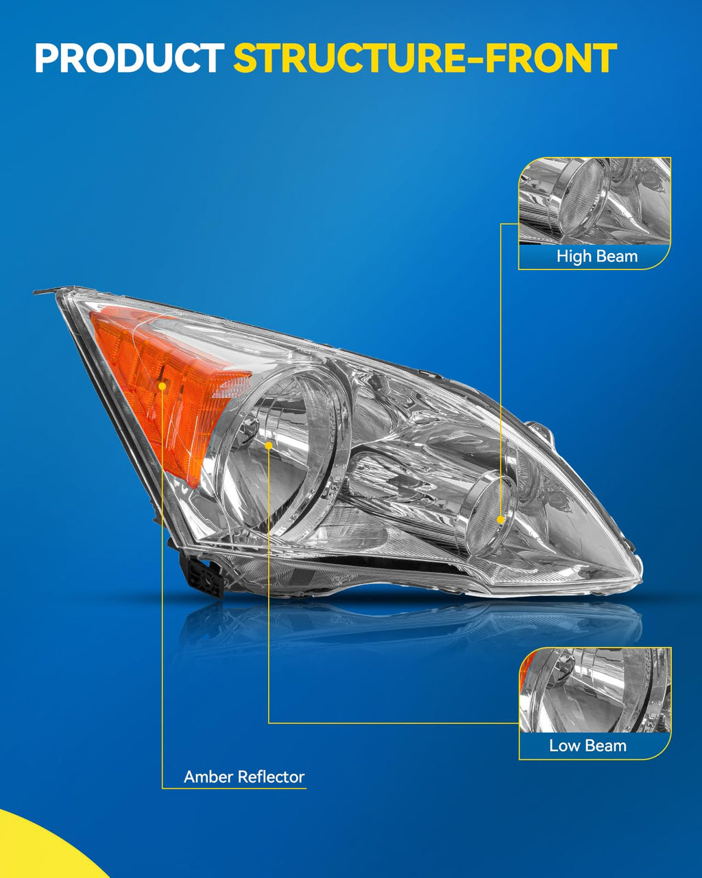Headlamp Headlight Assembly Pair N87279