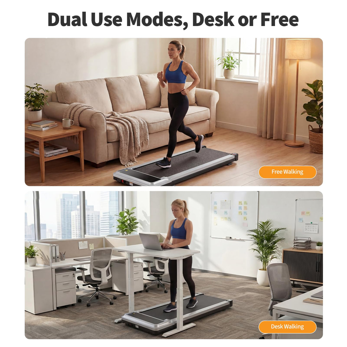 3-in-1 Walking Pad Treadmill C352497