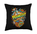 Comic Clown Pop Art Throw Pillow I251619