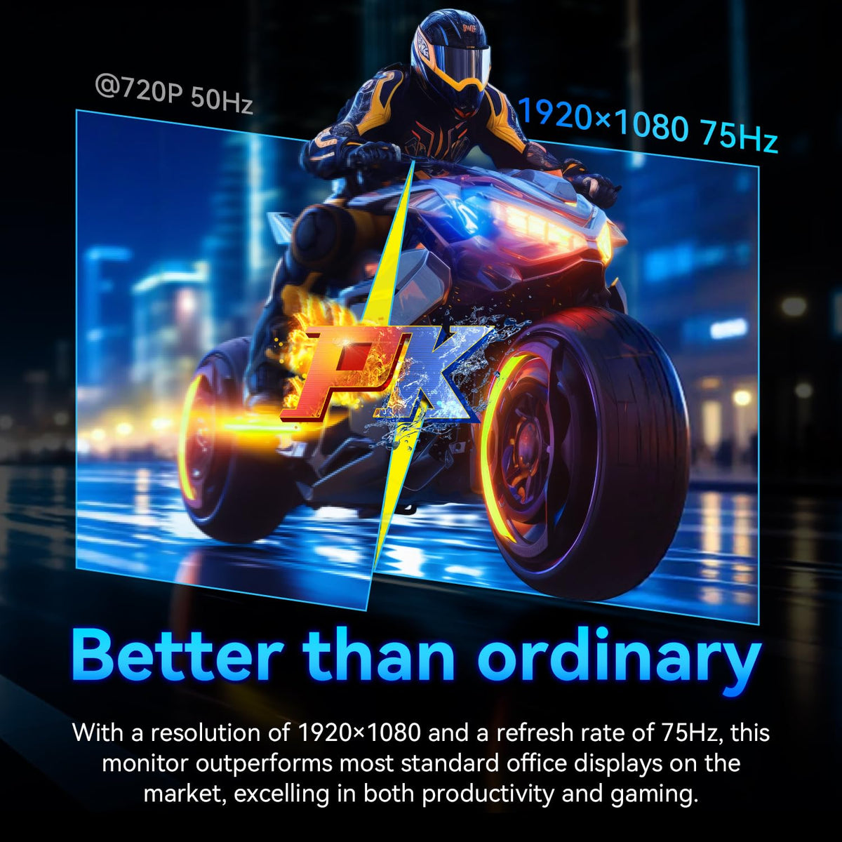 22 Inch FHD 1080p IPS 75Hz Gaming Monitor E900770