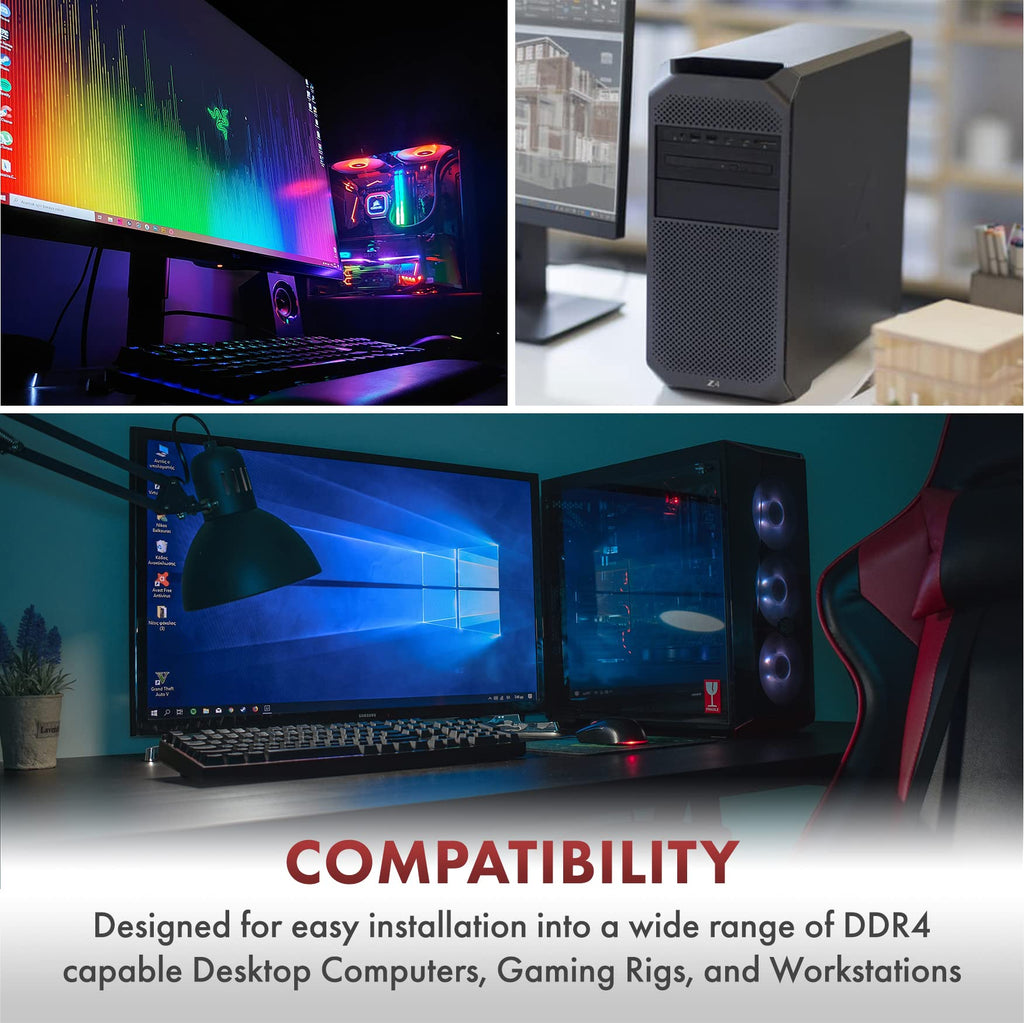 16GB DDR4 2400MHz Non-ECC Desktop RAM Memory Kit N7666