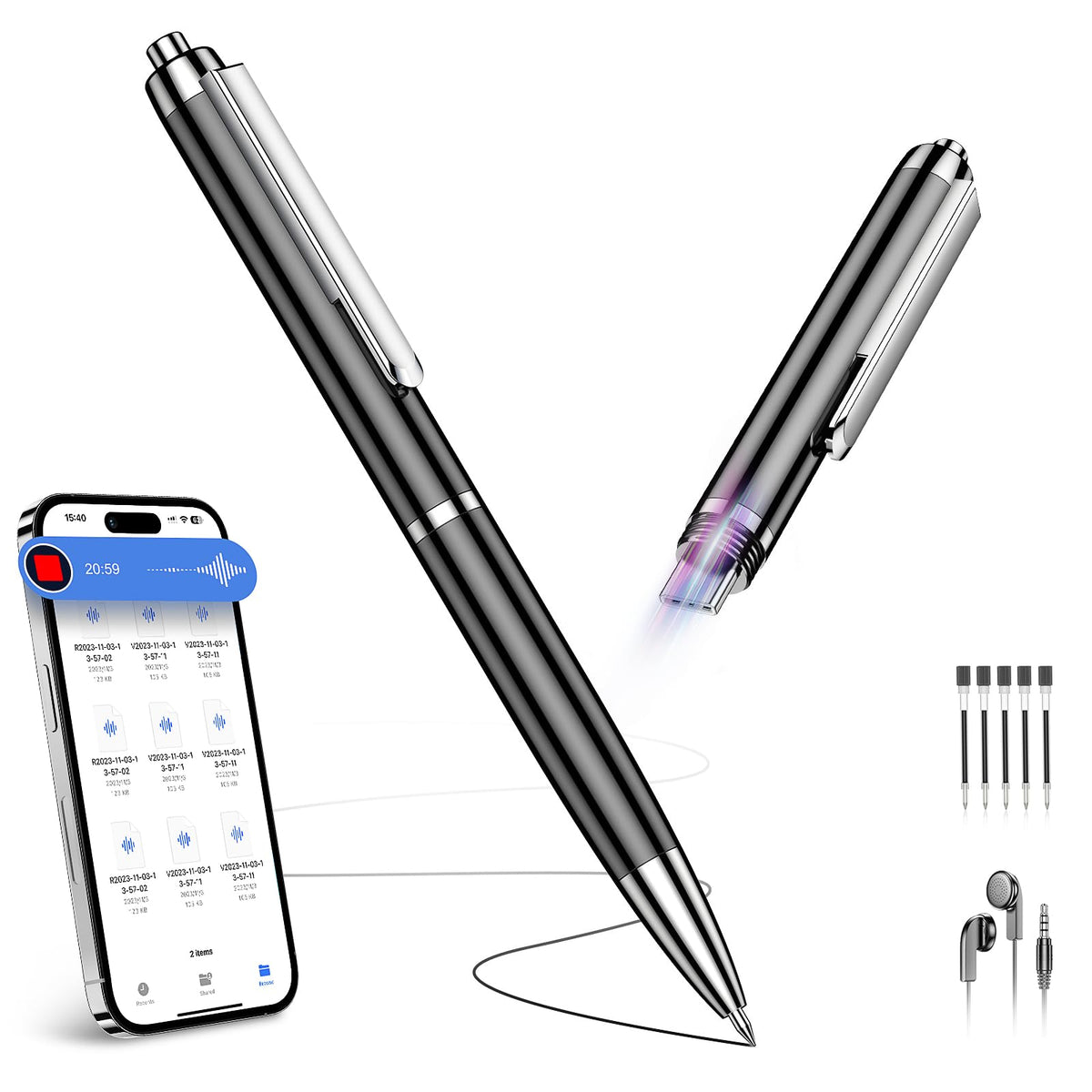 Voice Recorder with USB Type-C Playback H6346
