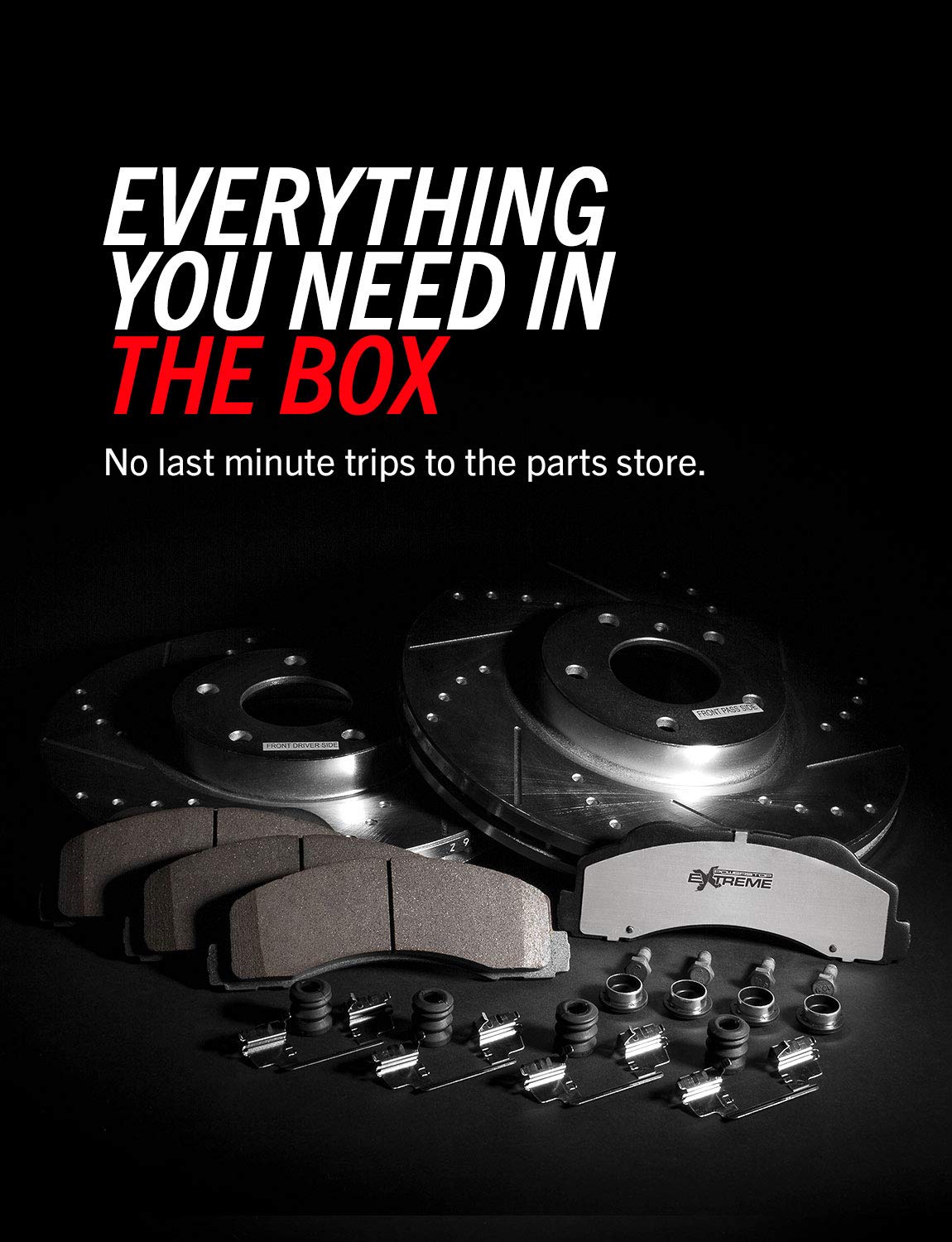 Brake Pad Rotor Kit Front Rear S88496