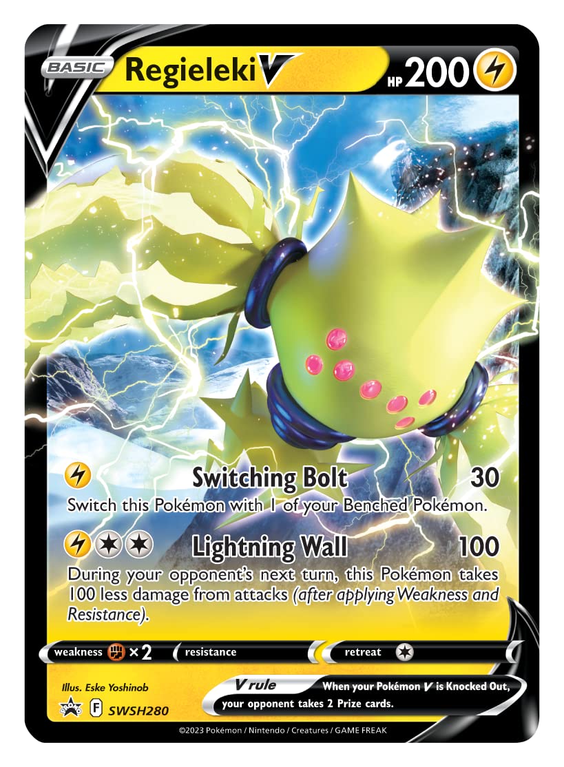 Pokémon Regieleki V Crown Zenith Collection J603