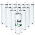 10pcs 20oz Sublimation Tumblers Stainless Steel Blanks Cups Z751825