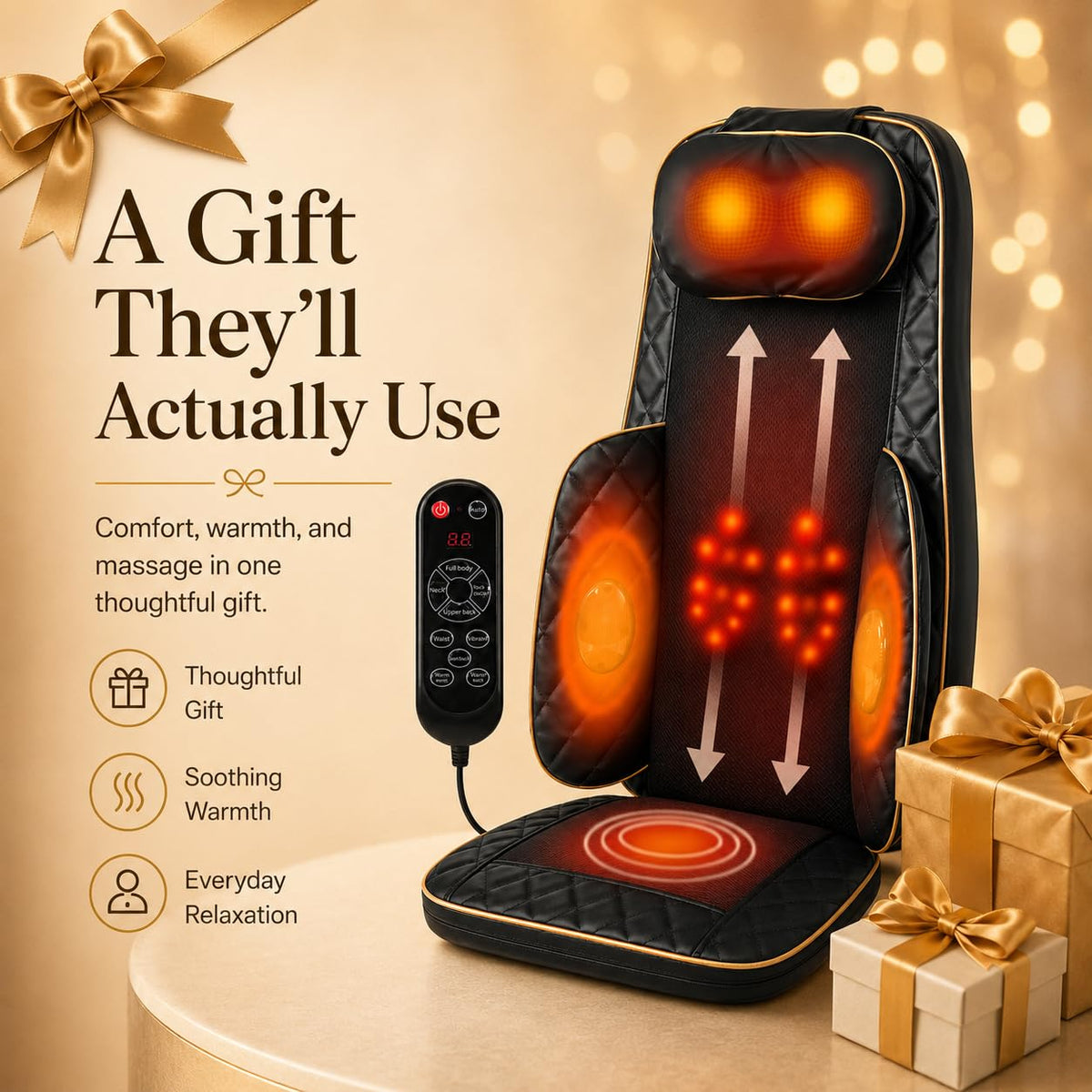 Shiatsu Neck and Back Massager with Heat J559