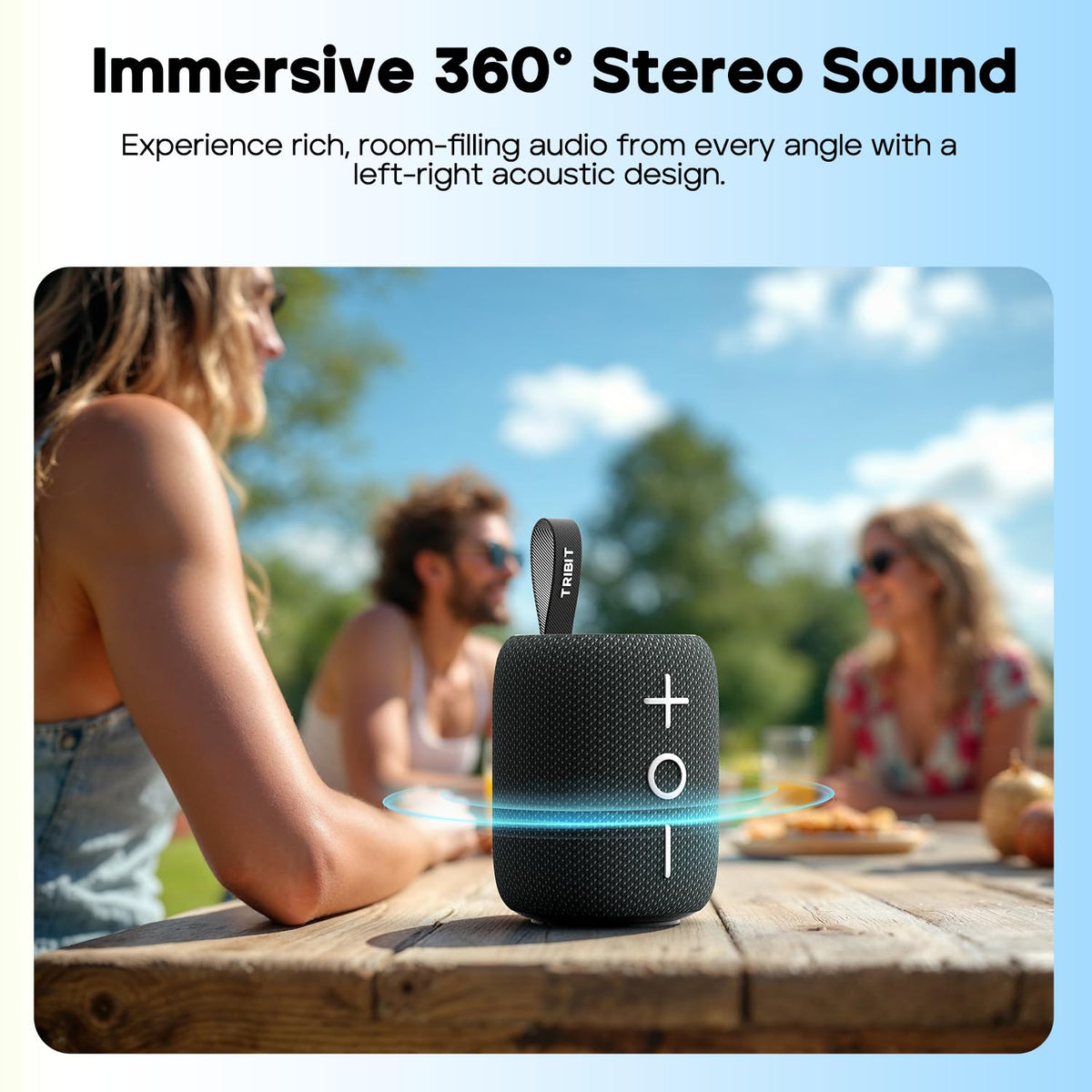Portable Bluetooth Speaker 12W Black V6145