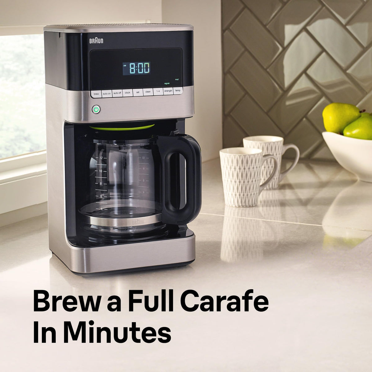 12-Cup Drip Coffee Maker with 24 Hour Timer E24133