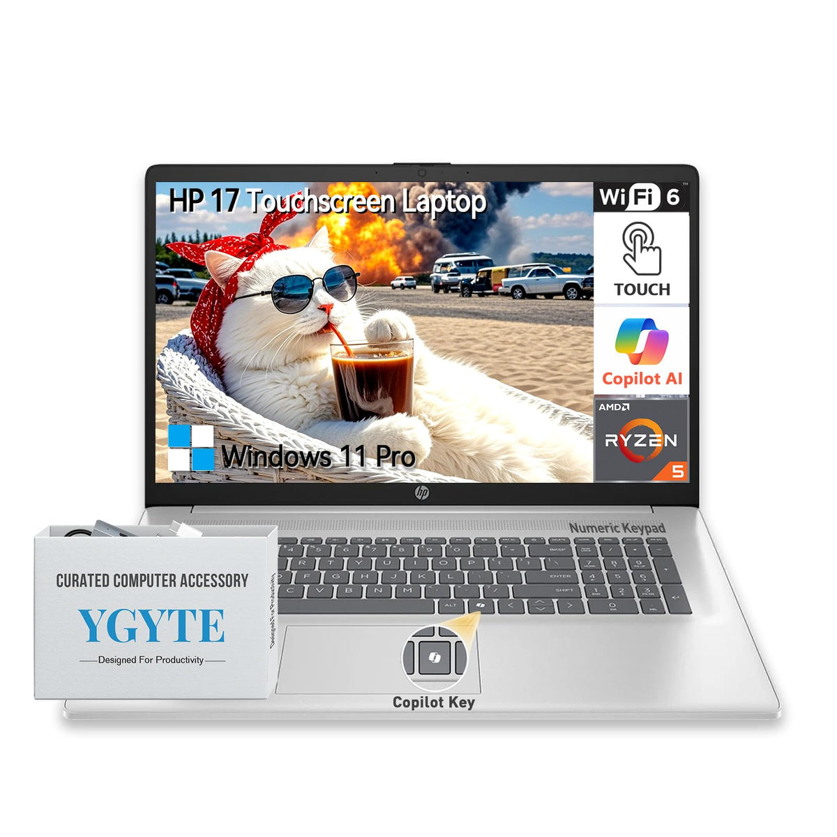 17.3 Inch Touchscreen Laptop AMD Ryzen 5 16GB RAM 1TB SSD P815490