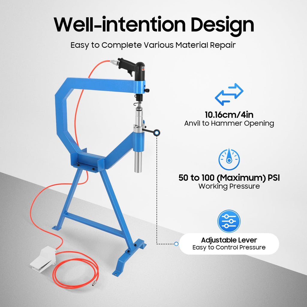 Pneumatic Planishing Hammer with Pedal & Stand M548359