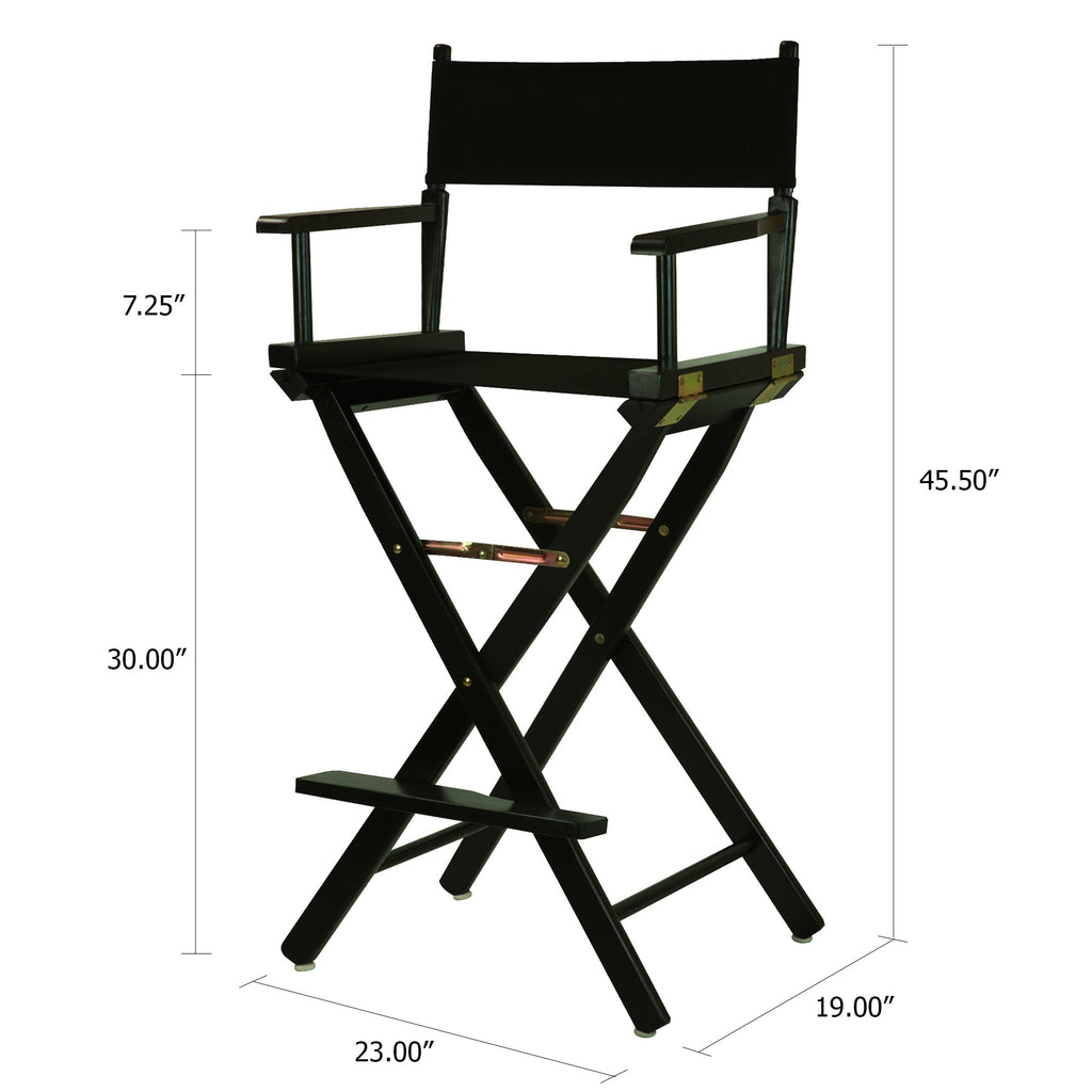 Black Bar Height Director's Chair O48550