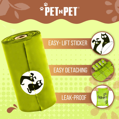 240 Count Plant Based Leak Proof Poop Bags M502539