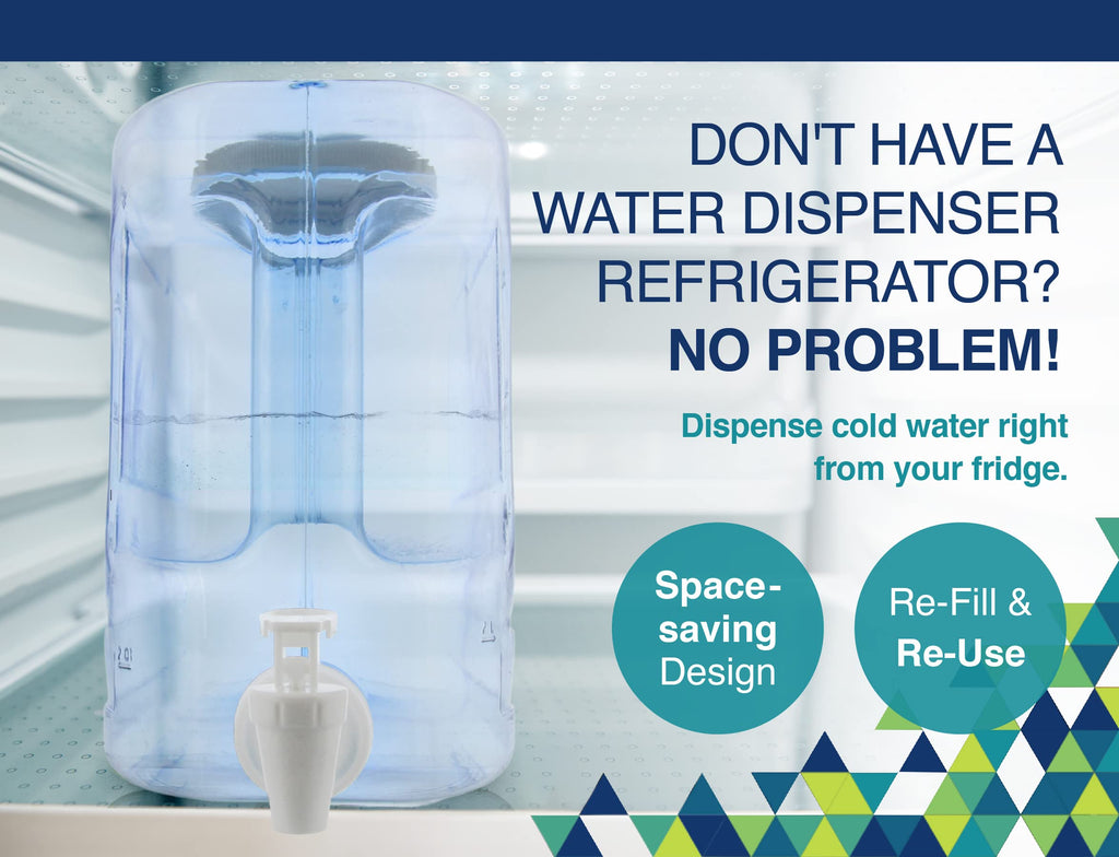 2.5 Gallon Clear Plastic Beverage Dispenser with Spigot Q327799