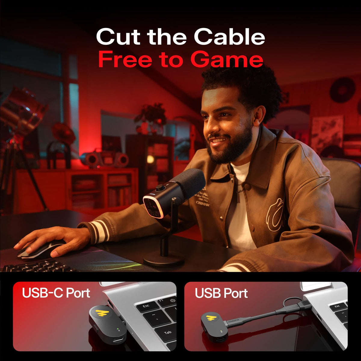 Wireless Dynamic Gaming Microphone F62123