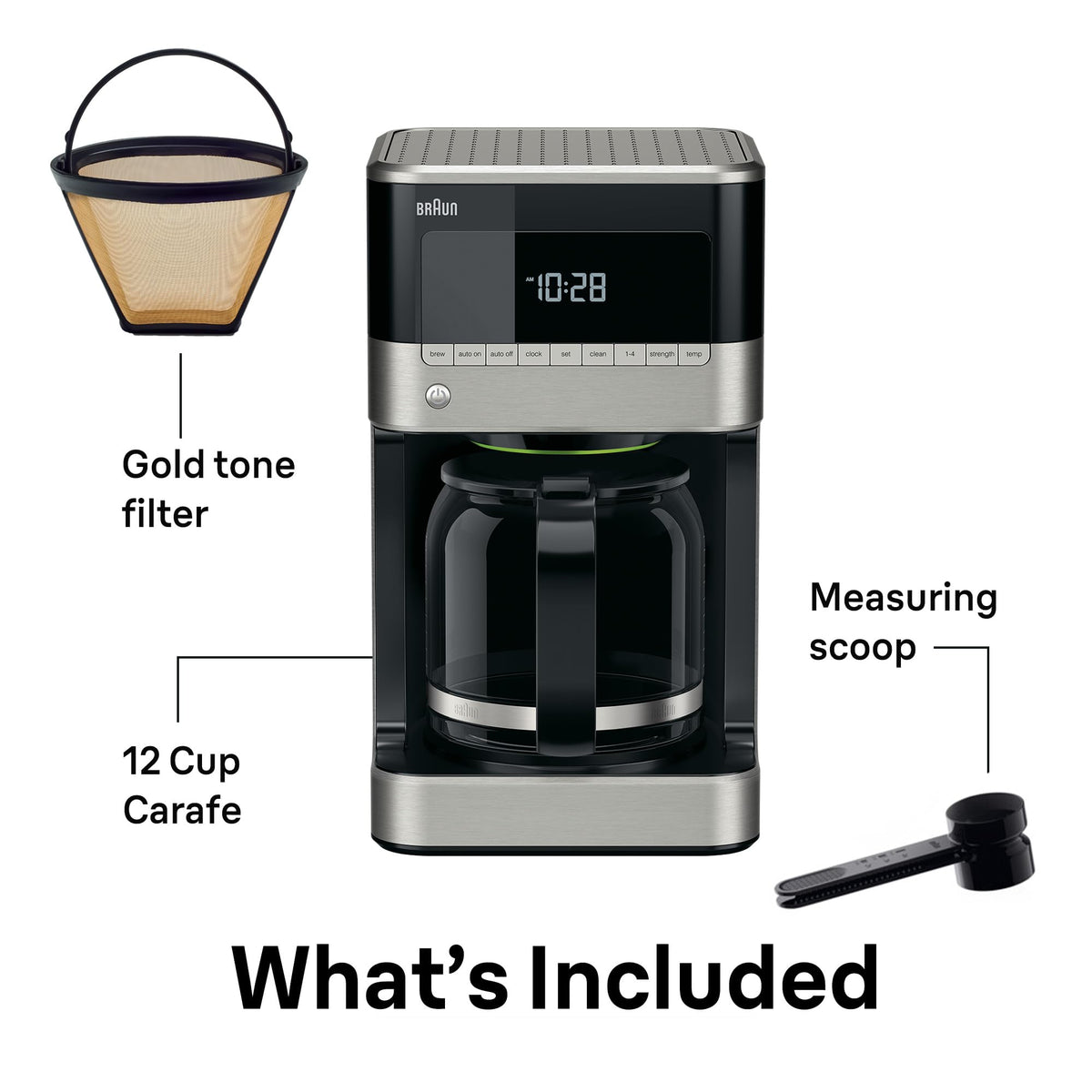 12-Cup Drip Coffee Maker with 24 Hour Timer E24133