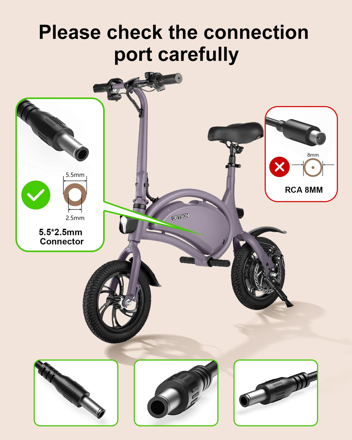 42V 2A Electric Scooter Charger V5855