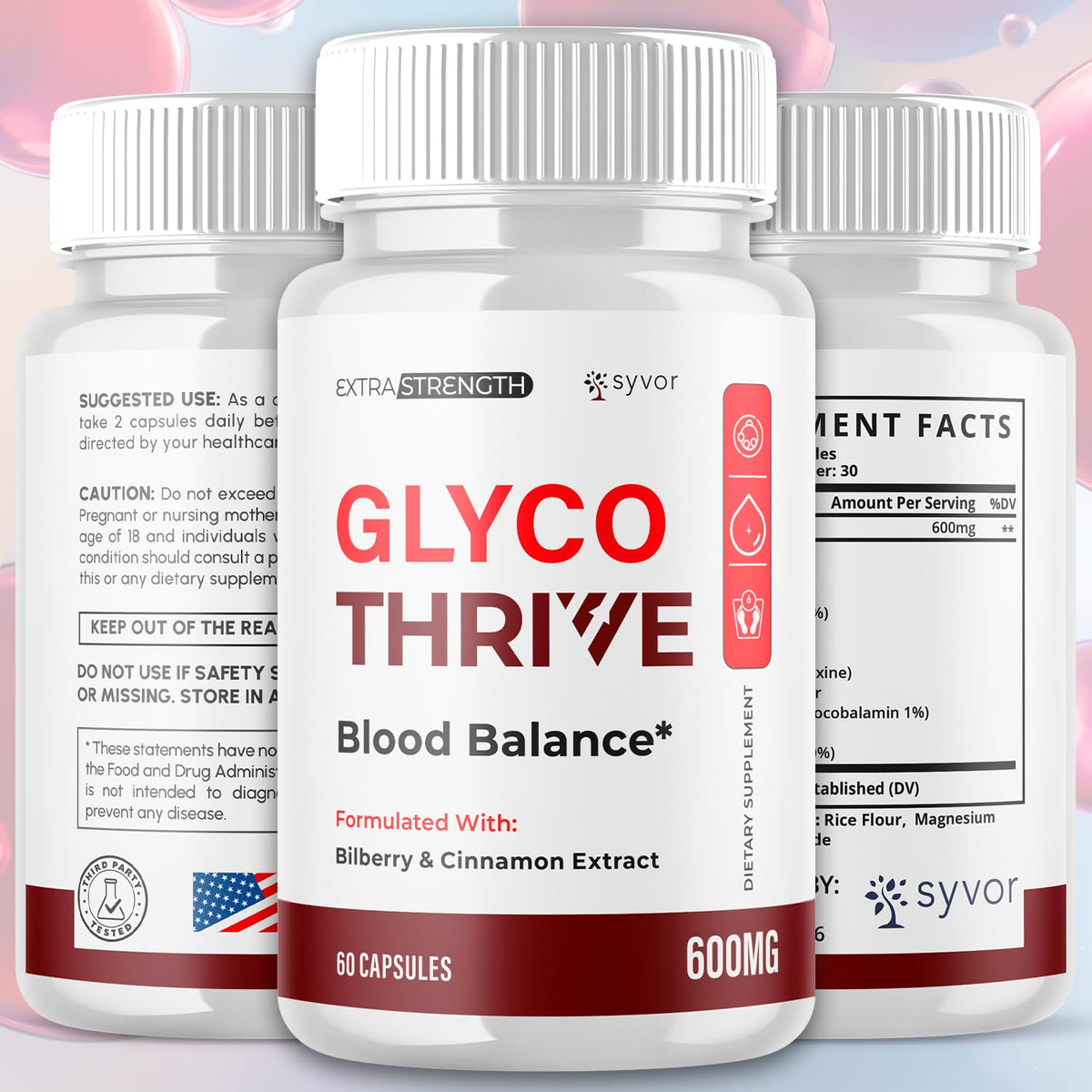 3 Pack 180 Capsules W4566