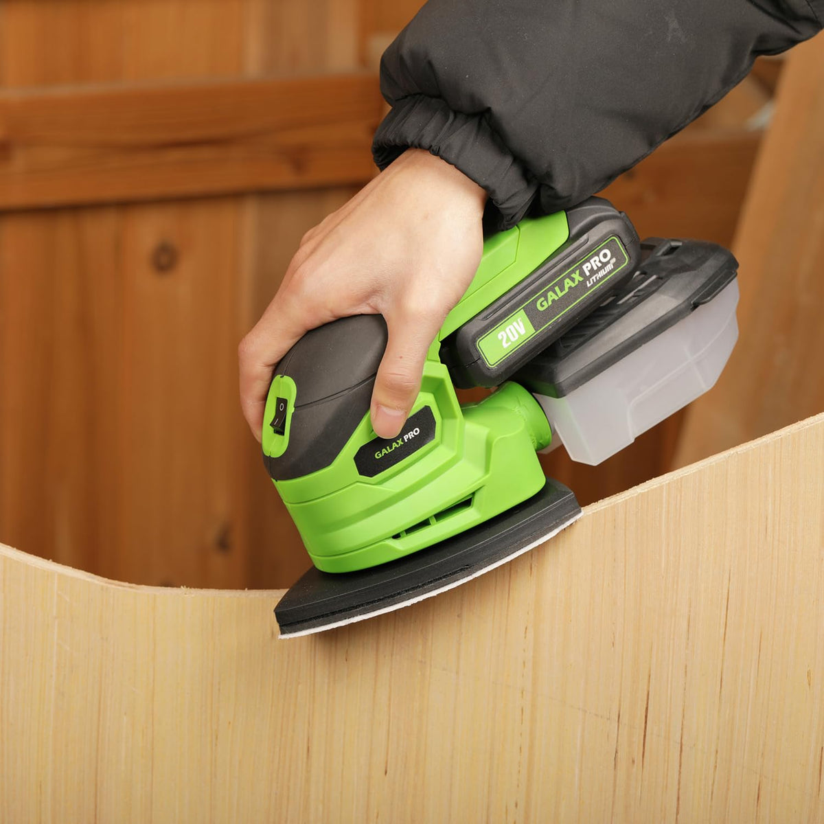 Cordless Detail Sander 2.0Ah Battery, 20 Pcs Sandpapers V228