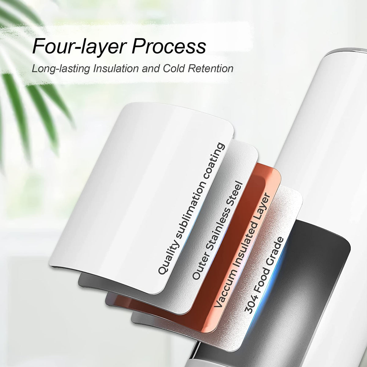 10pcs 20oz Sublimation Tumblers Stainless Steel Blanks Cups Z751825