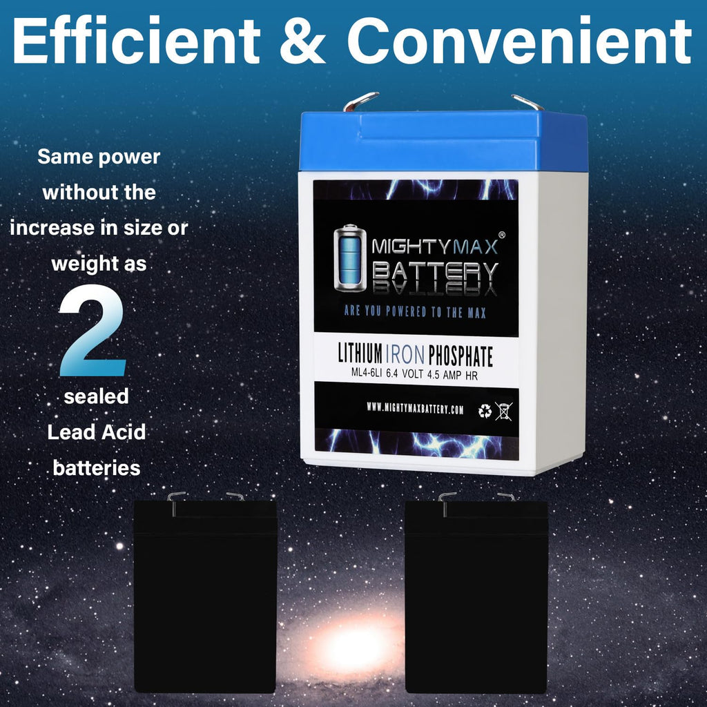6V 4.5AH Lithium Replacement Battery U56516