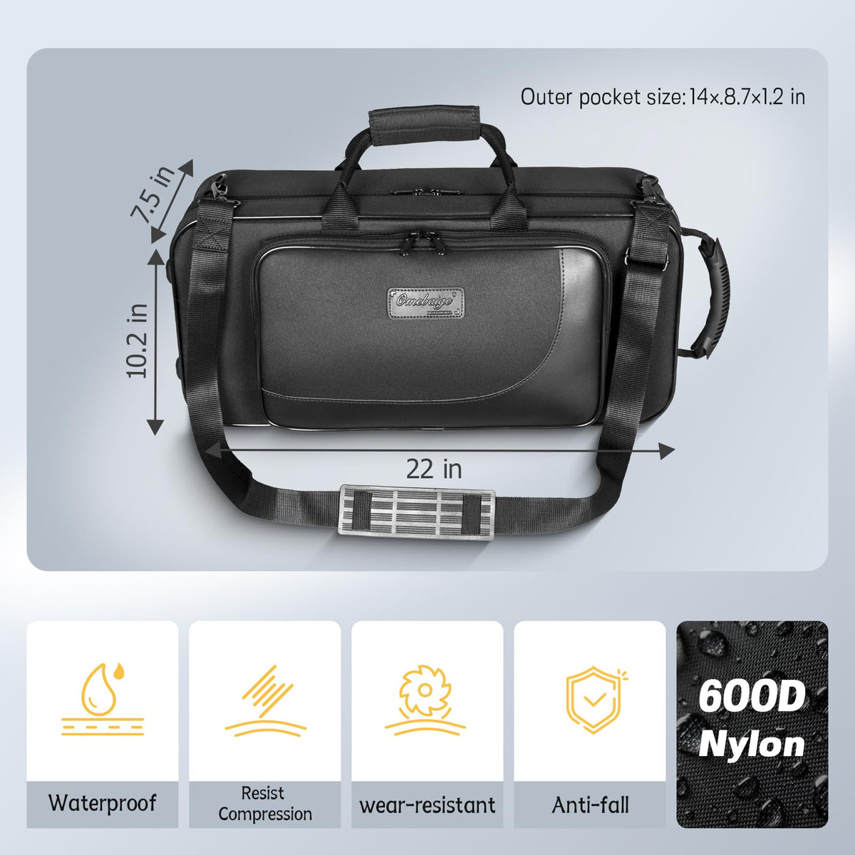 Trumpet Case with Backpack Straps T760423