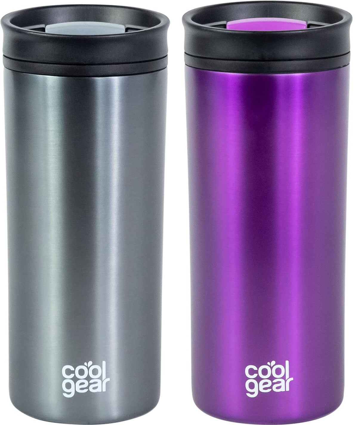 2 Pack 16 oz Coffee Travel Mug with Slider Lid J505