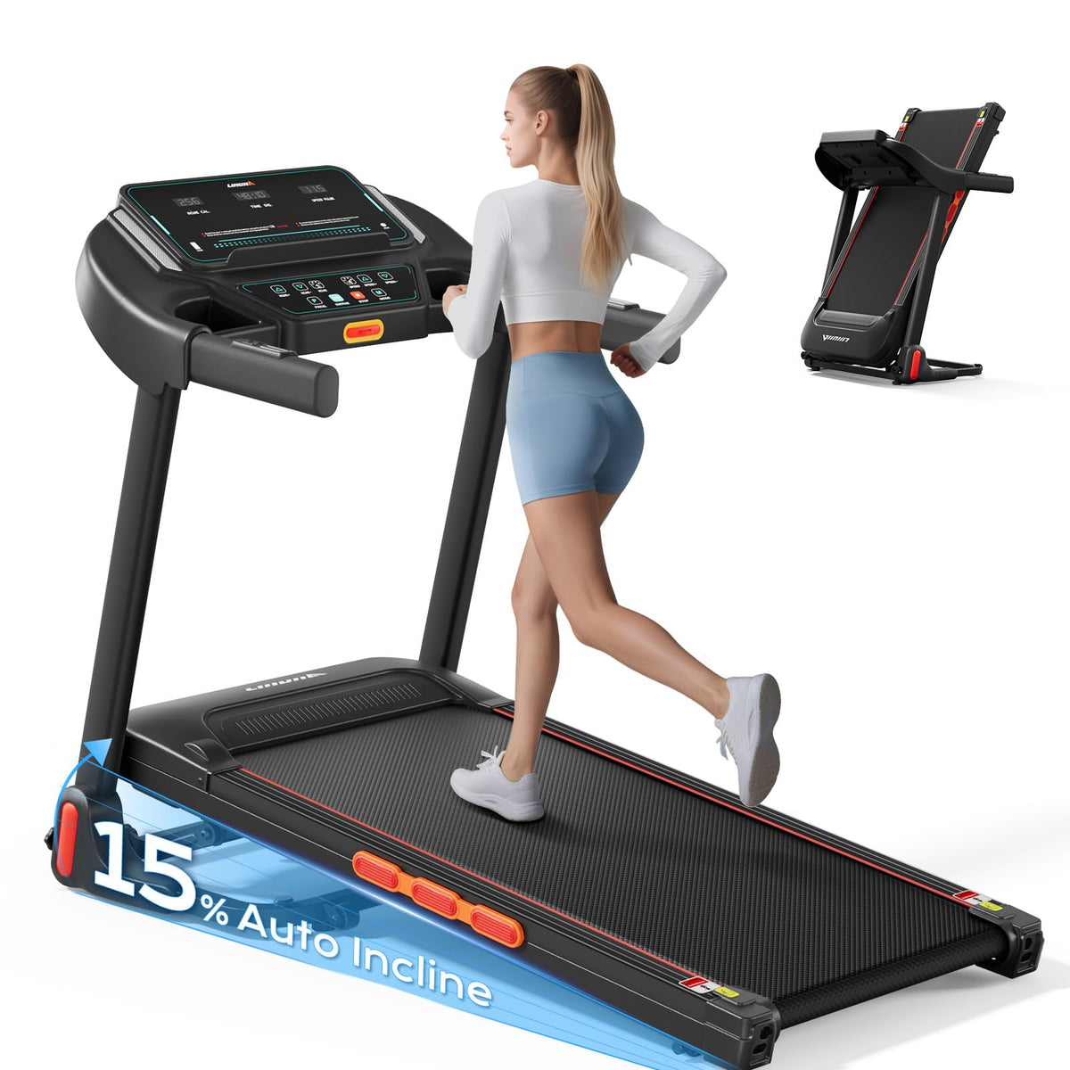 Treadmill with 15% Auto Incline Q36859