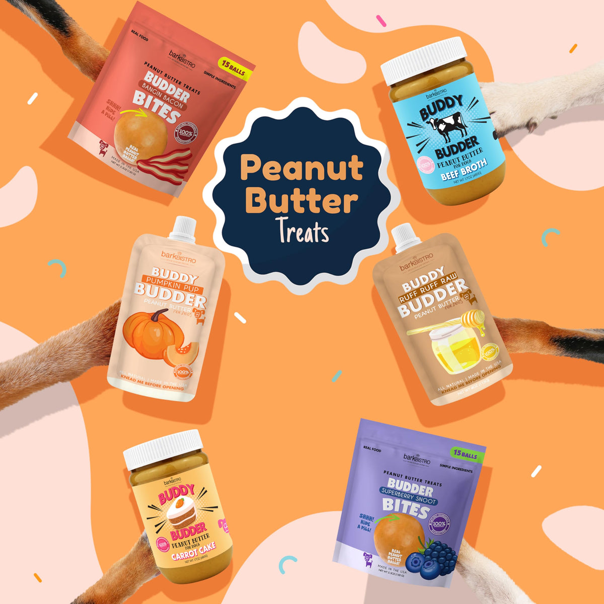 3 Pack 4oz Natural Dog Peanut Butter J157468